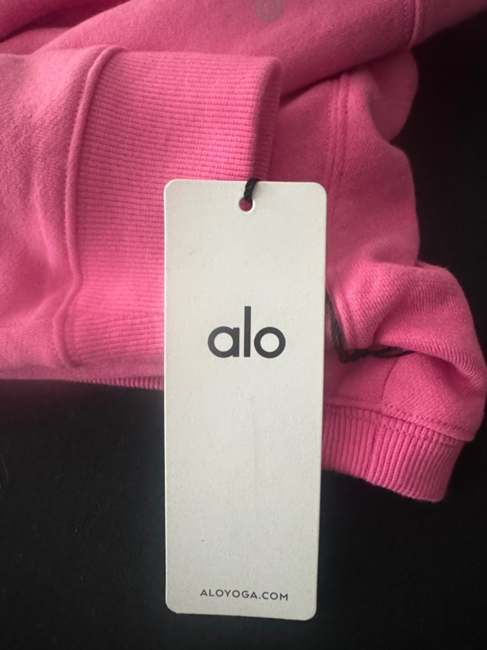ALO Yoga Hot Pink Cropped Hoodie - Picture 5 of 5